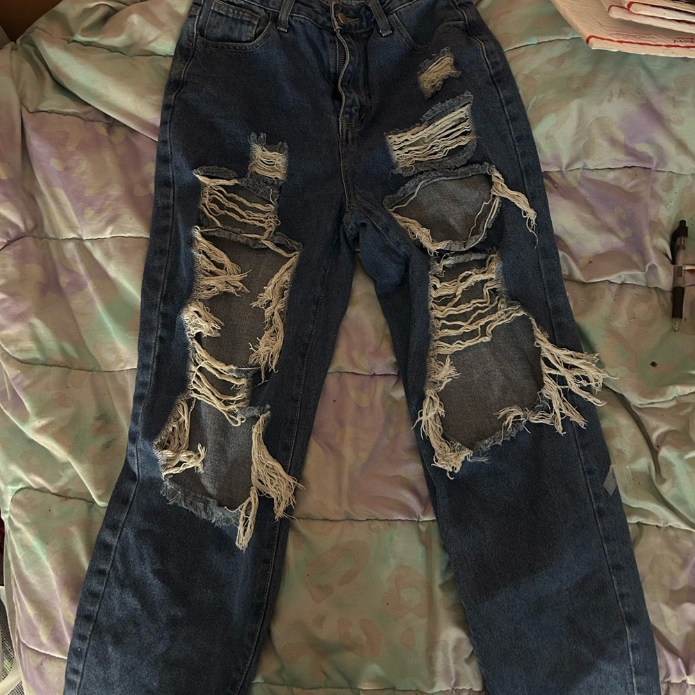 SHEIN Blue Denim Jeans with Tag